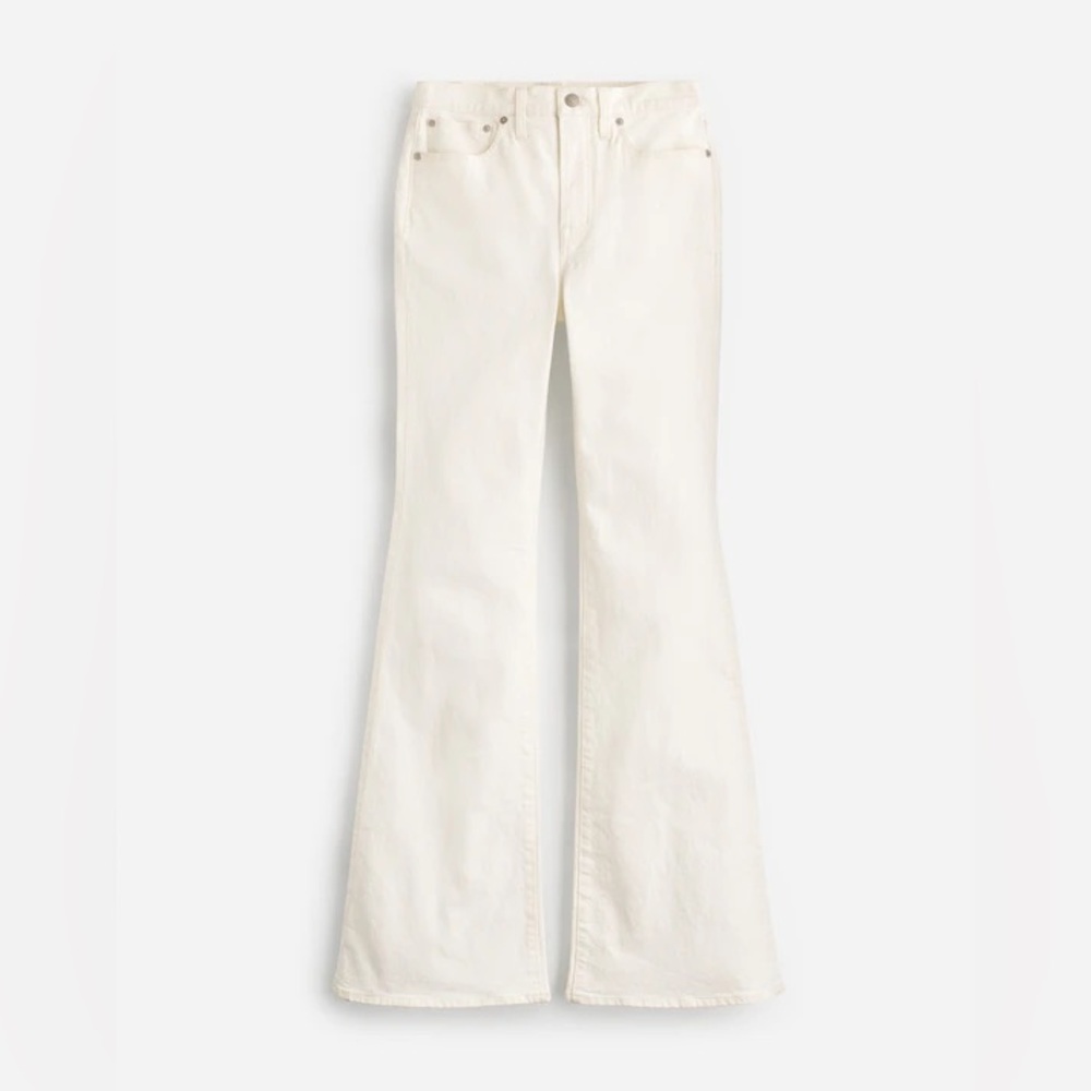 Madewell Flea Market Flare White high-waisted jeans - Picture 5 of 10